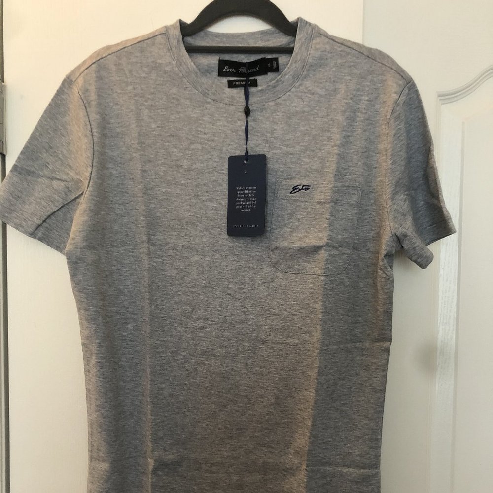 Everforward Grey Pocket Tee (Small) (NWT)